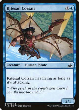 Kitesail Corsair [Rivals of Ixalan] | Jomio and Rueliete's Cards and Comics