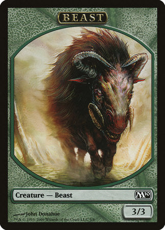 Beast Token [Magic 2010 Tokens] | Jomio and Rueliete's Cards and Comics