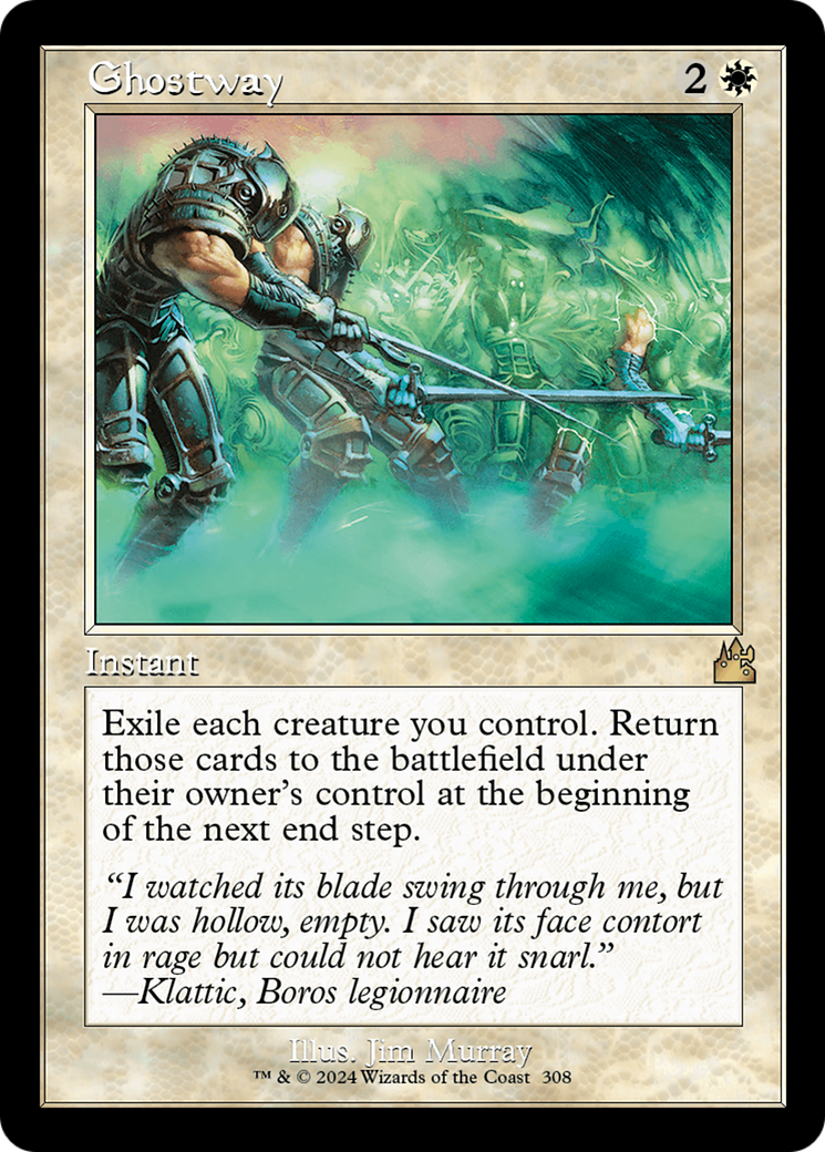 Ghostway (Retro Frame) [Ravnica Remastered] | Jomio and Rueliete's Cards and Comics