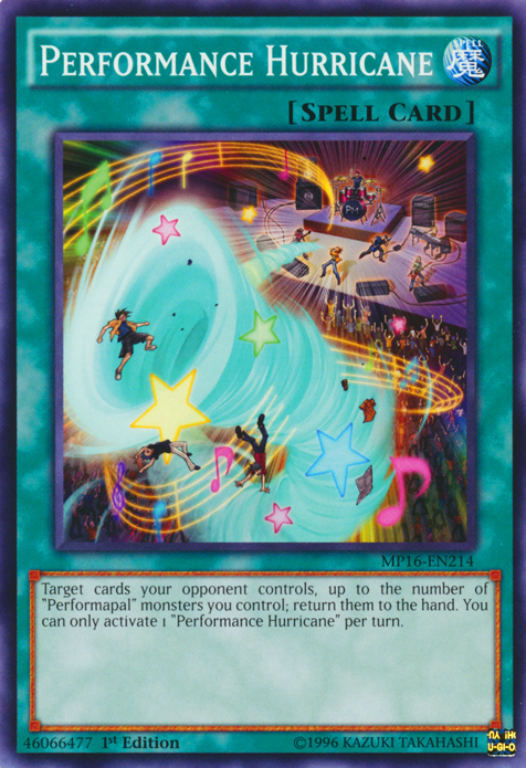 Performance Hurricane [MP16-EN214] Common | Jomio and Rueliete's Cards and Comics
