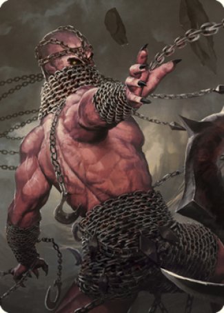 Chain Devil Art Card [Commander Legends: Battle for Baldur's Gate Art Series] | Jomio and Rueliete's Cards and Comics