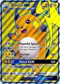 Raichu GX (SM90) (Jumbo Card) [Sun & Moon: Black Star Promos] | Jomio and Rueliete's Cards and Comics