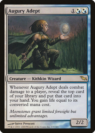 Augury Adept [Shadowmoor] | Jomio and Rueliete's Cards and Comics