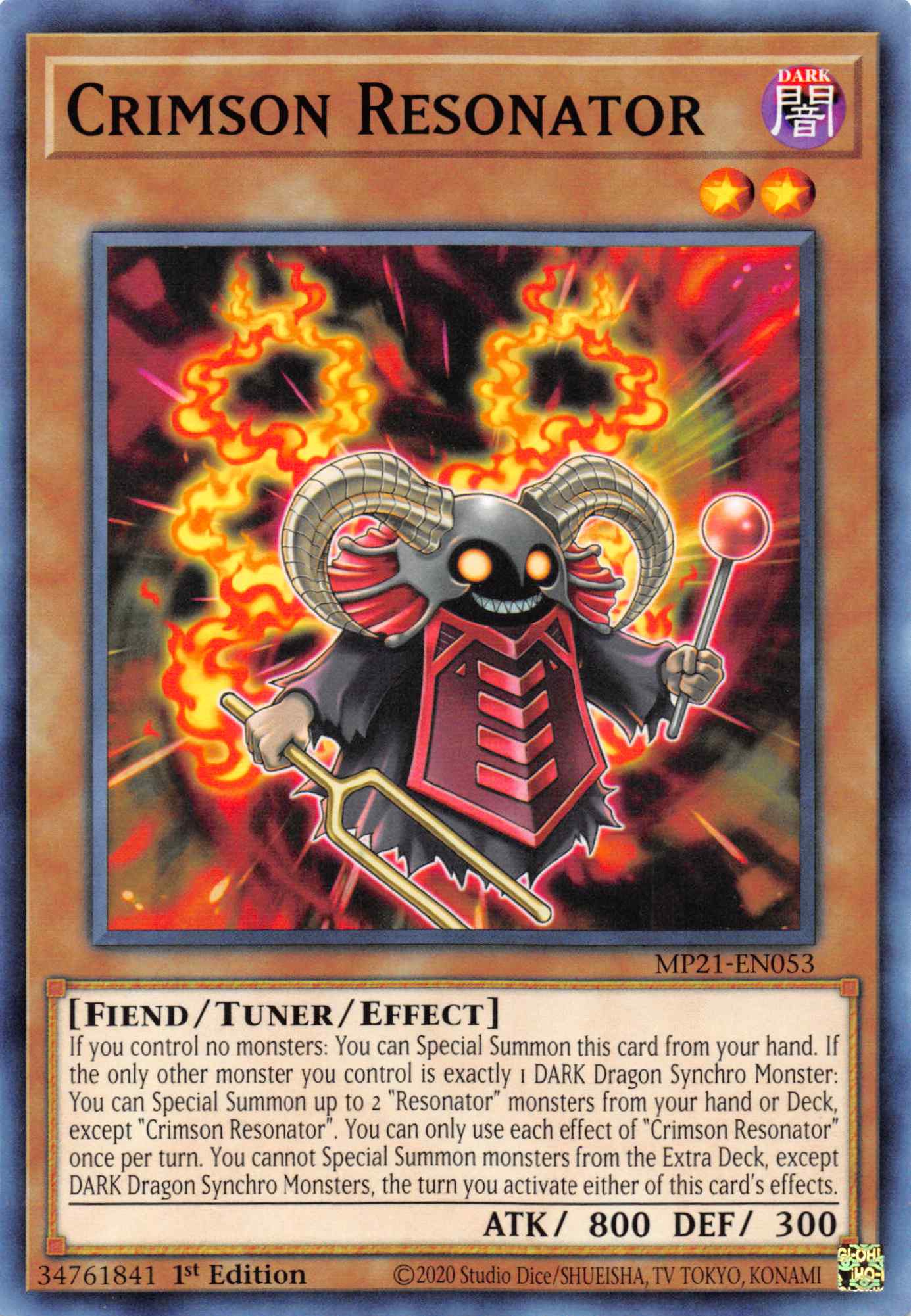 Crimson Resonator [MP21-EN053] Common | Jomio and Rueliete's Cards and Comics