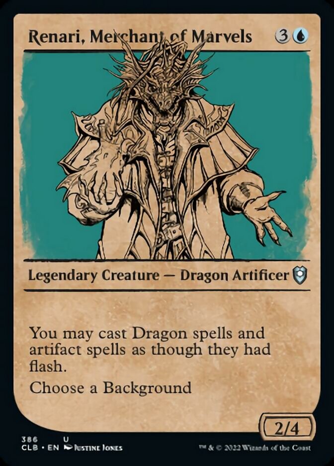 Renari, Merchant of Marvels (Showcase) [Commander Legends: Battle for Baldur's Gate] | Jomio and Rueliete's Cards and Comics