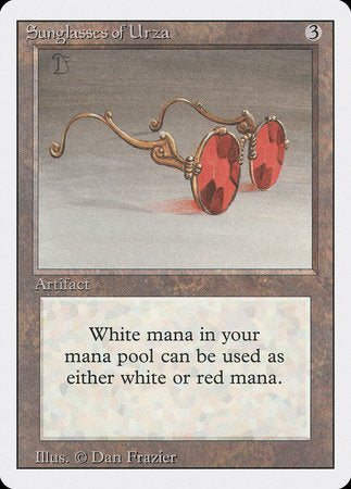 Sunglasses of Urza [Revised Edition] | Jomio and Rueliete's Cards and Comics