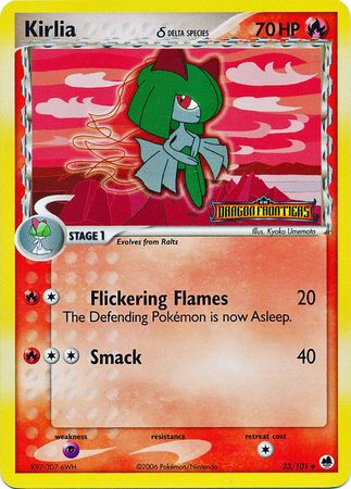 Kirlia (33/101) (Delta Species) (Stamped) [EX: Dragon Frontiers] | Jomio and Rueliete's Cards and Comics