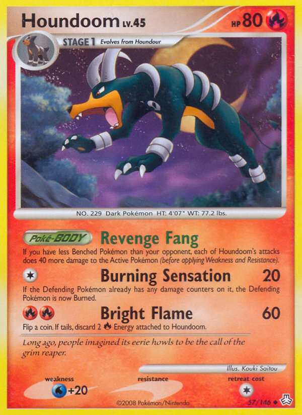 Houndoom (57/146) [Diamond & Pearl: Legends Awakened] | Jomio and Rueliete's Cards and Comics