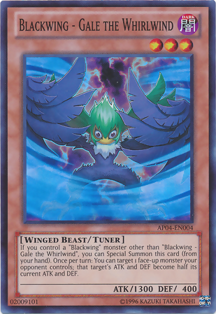 Blackwing - Gale the Whirlwind [AP04-EN004] Super Rare | Jomio and Rueliete's Cards and Comics