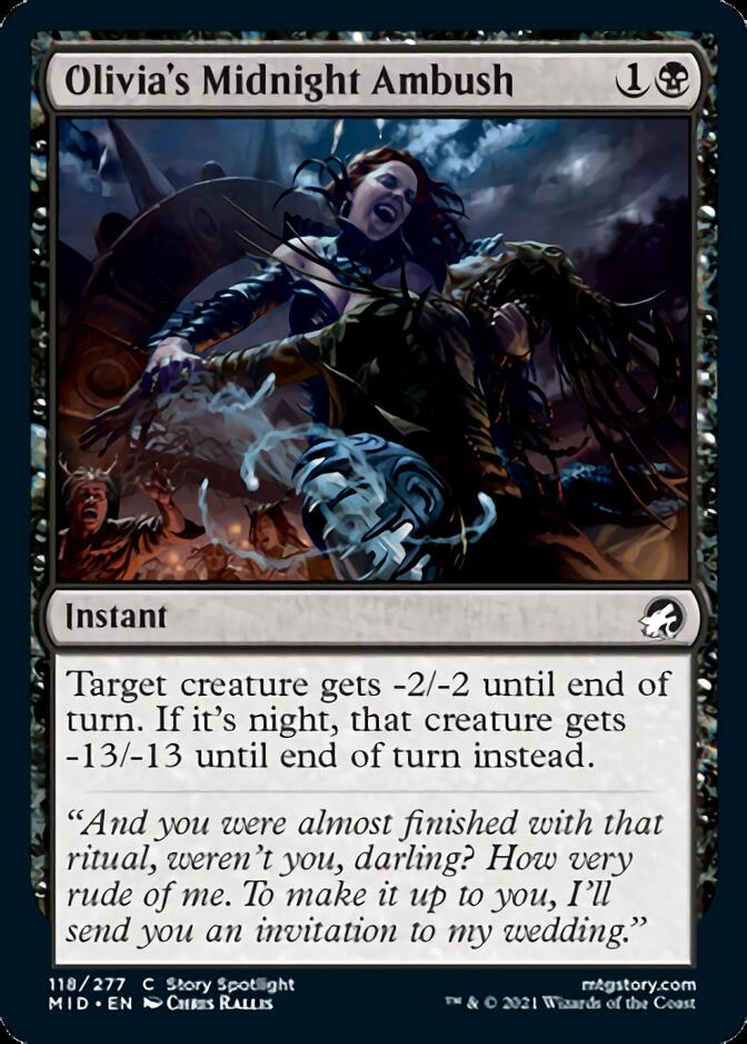 Olivia's Midnight Ambush [Innistrad: Midnight Hunt] | Jomio and Rueliete's Cards and Comics