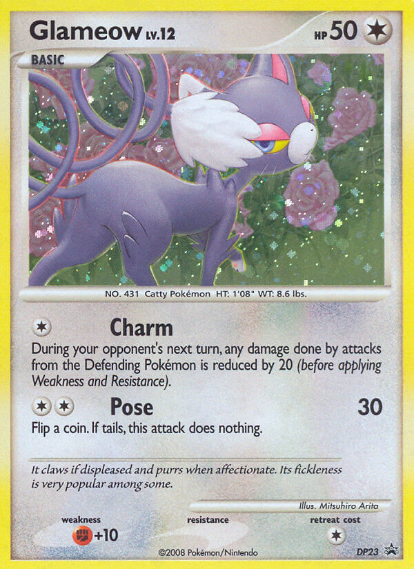 Glameow (DP23) [Diamond & Pearl: Black Star Promos] | Jomio and Rueliete's Cards and Comics
