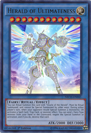 Herald of Ultimateness [NECH-EN045] Ultra Rare | Jomio and Rueliete's Cards and Comics