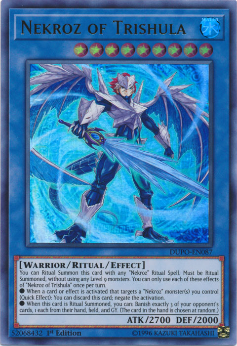 Nekroz of Trishula [DUPO-EN087] Ultra Rare | Jomio and Rueliete's Cards and Comics