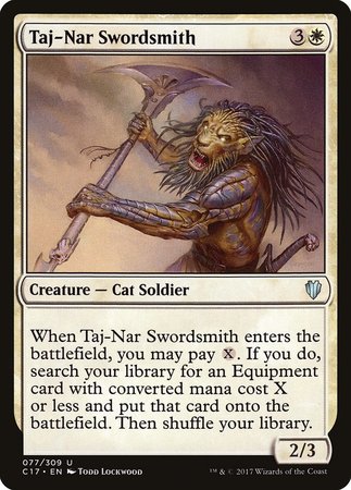 Taj-Nar Swordsmith [Commander 2017] | Jomio and Rueliete's Cards and Comics