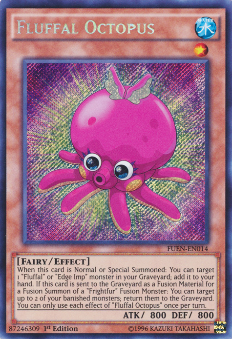 Fluffal Octopus [FUEN-EN014] Secret Rare | Jomio and Rueliete's Cards and Comics