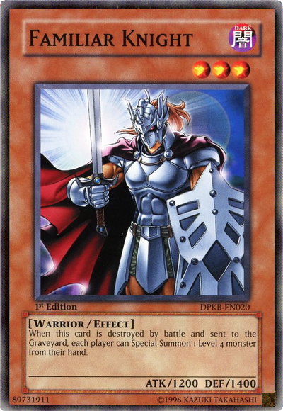 Familiar Knight [DPKB-EN020] Common | Jomio and Rueliete's Cards and Comics
