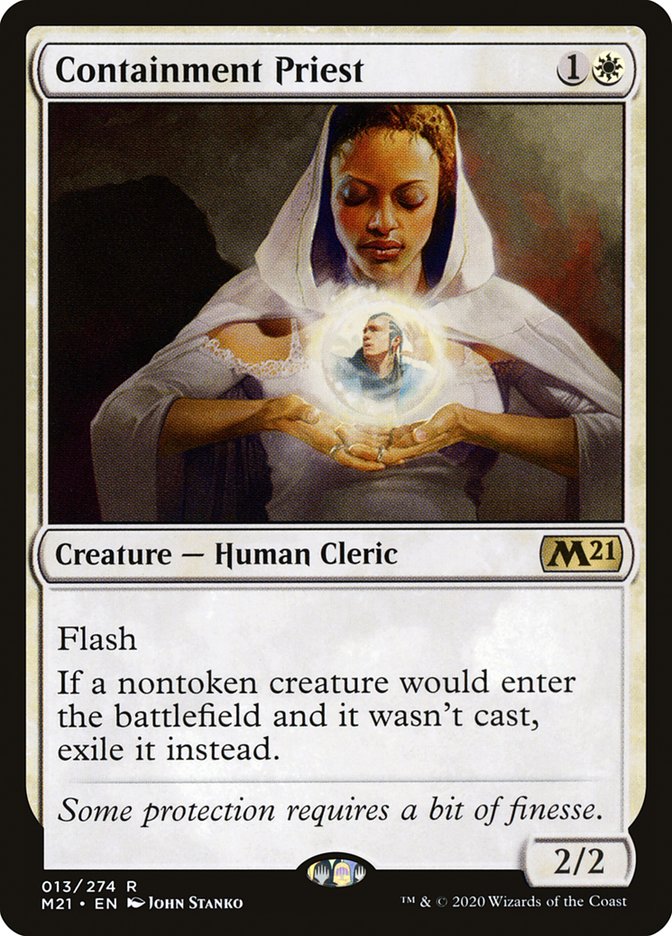 Containment Priest [Core Set 2021] | Jomio and Rueliete's Cards and Comics