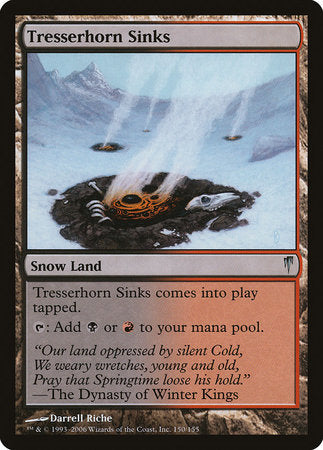 Tresserhorn Sinks [Coldsnap] | Jomio and Rueliete's Cards and Comics