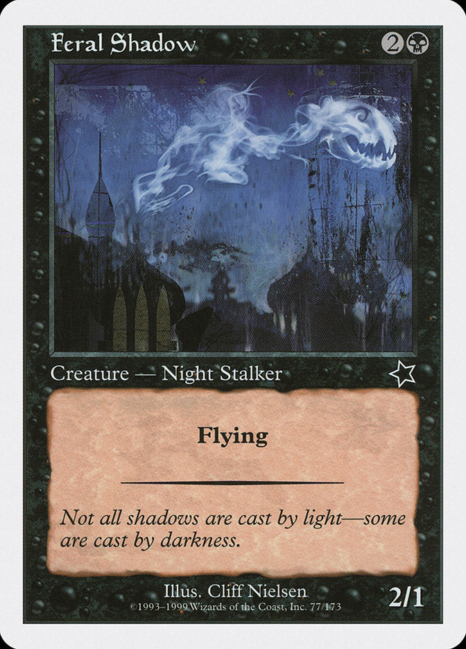Feral Shadow [Starter 1999] | Jomio and Rueliete's Cards and Comics
