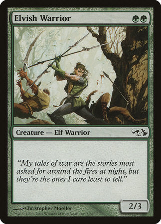Elvish Warrior [Duel Decks: Elves vs. Goblins] | Jomio and Rueliete's Cards and Comics