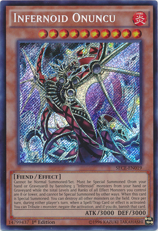 Infernoid Onuncu [SECE-EN019] Secret Rare | Jomio and Rueliete's Cards and Comics