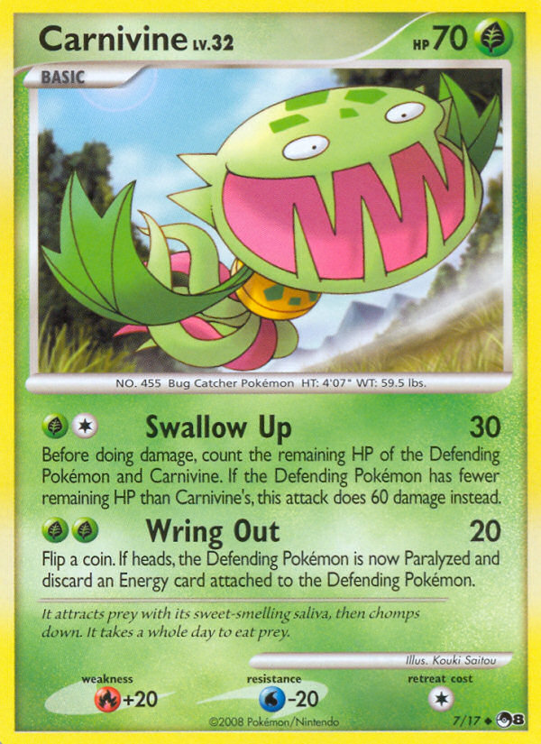 Carnivine (7/17) [POP Series 8] | Jomio and Rueliete's Cards and Comics