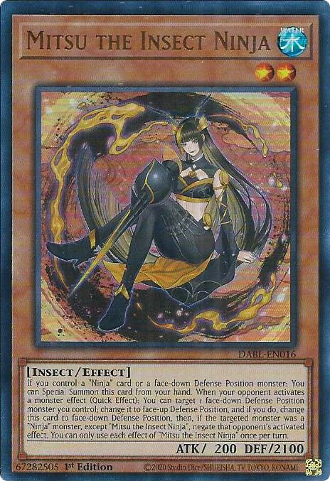 Mitsu the Insect Ninja [DABL-EN016] Ultra Rare | Jomio and Rueliete's Cards and Comics