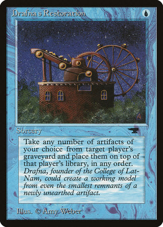 Drafna's Restoration [Antiquities] | Jomio and Rueliete's Cards and Comics