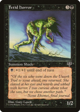 Fetid Horror [Mirage] | Jomio and Rueliete's Cards and Comics