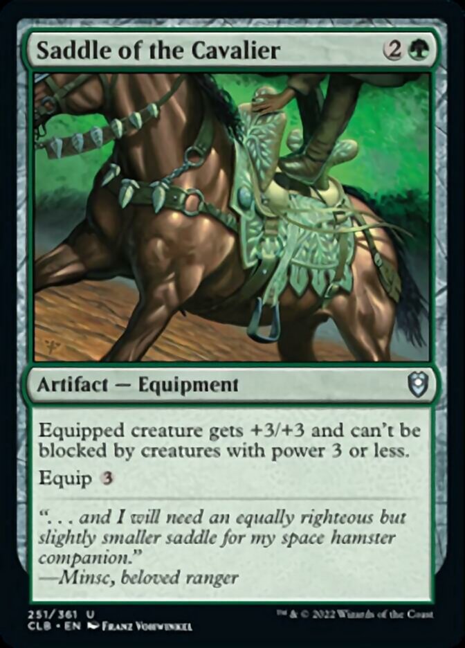 Saddle of the Cavalier [Commander Legends: Battle for Baldur's Gate] | Jomio and Rueliete's Cards and Comics