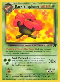 Dark Vileplume (30/82) [Team Rocket Unlimited] | Jomio and Rueliete's Cards and Comics