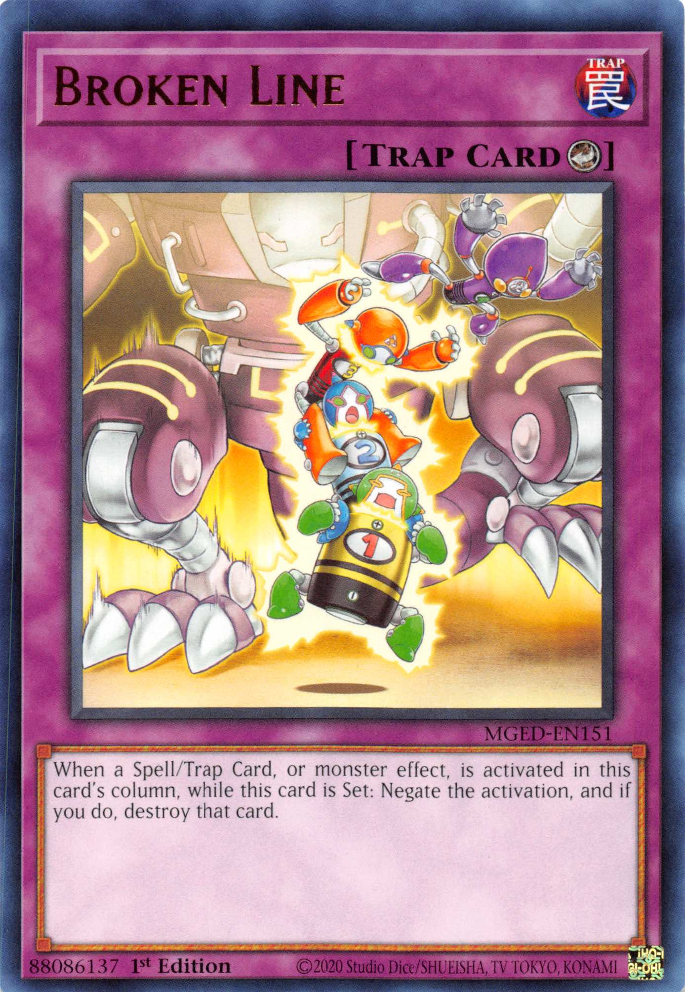 Broken Line [MGED-EN151] Rare | Jomio and Rueliete's Cards and Comics