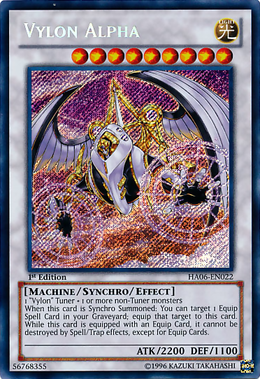 Vylon Alpha [HA06-EN022] Secret Rare | Jomio and Rueliete's Cards and Comics