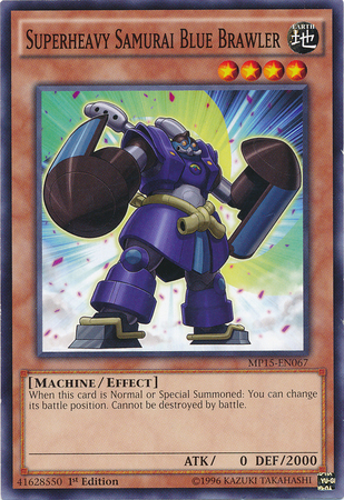 Superheavy Samurai Blue Brawler [MP15-EN067] Common | Jomio and Rueliete's Cards and Comics