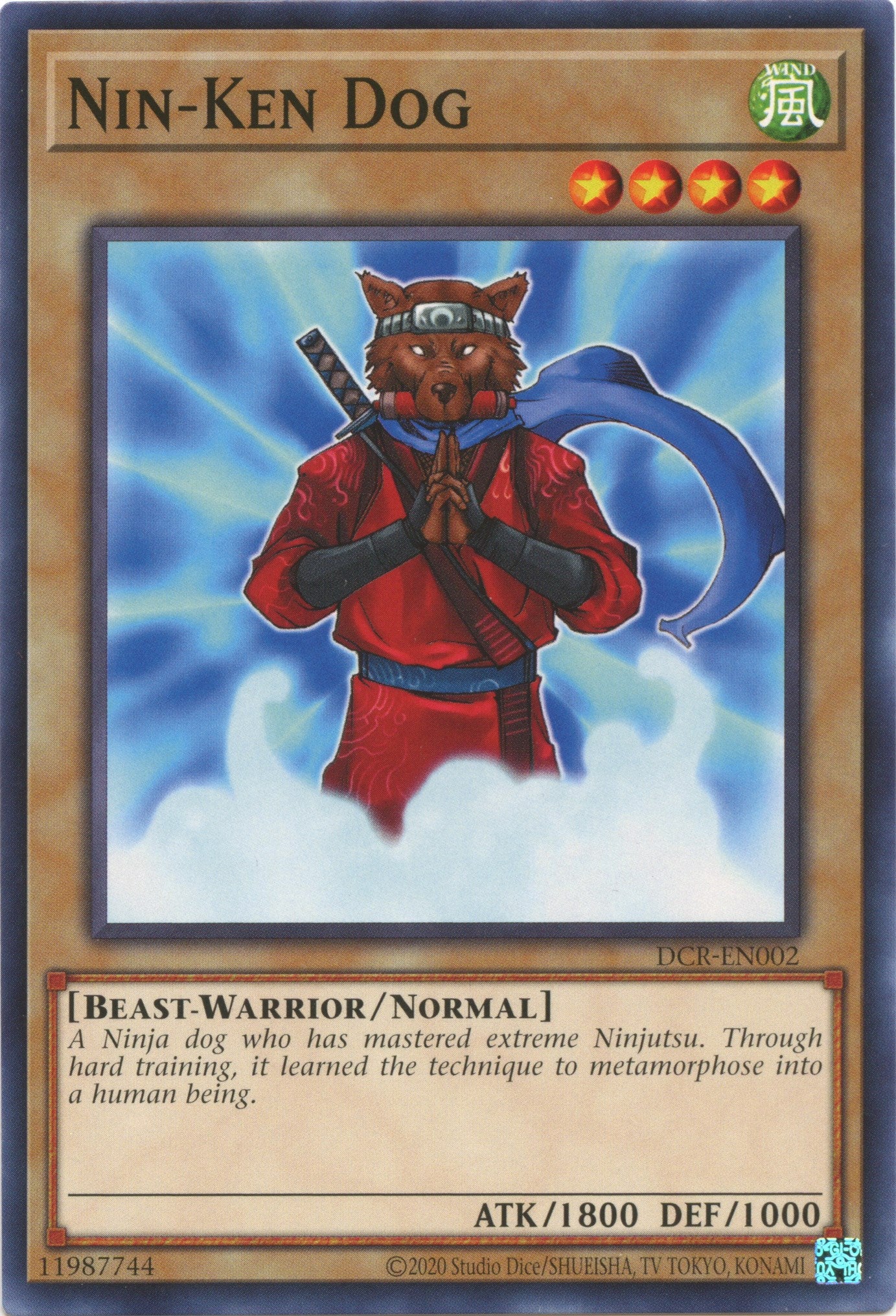 Nin-Ken Dog (25th Anniversary) [DCR-EN002] Common | Jomio and Rueliete's Cards and Comics