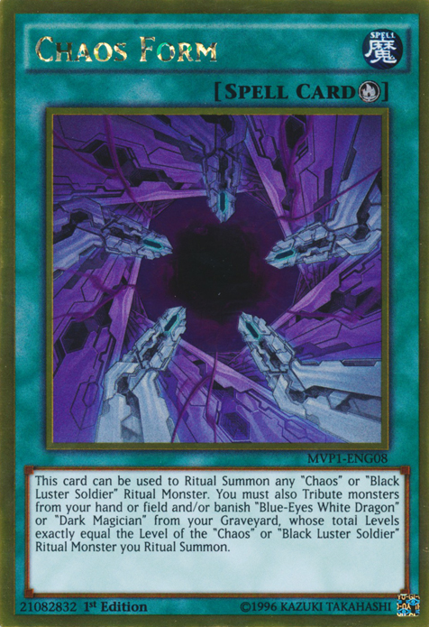 Chaos Form [MVP1-ENG08] Gold Rare | Jomio and Rueliete's Cards and Comics
