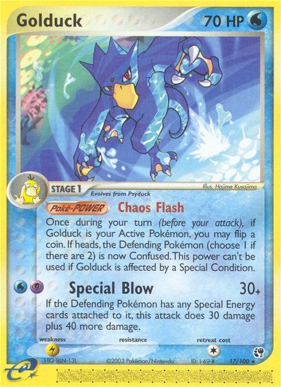 Golduck (17/100) [EX: Sandstorm] | Jomio and Rueliete's Cards and Comics
