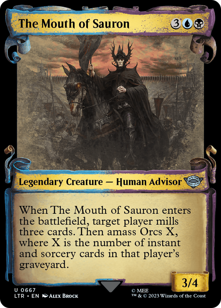 The Mouth of Sauron [The Lord of the Rings: Tales of Middle-Earth Showcase Scrolls] | Jomio and Rueliete's Cards and Comics