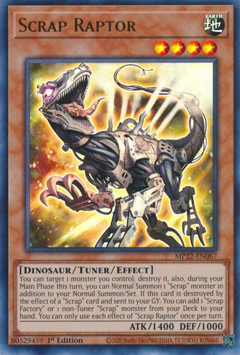 Scrap Raptor [MP22-EN067] Ultra Rare | Jomio and Rueliete's Cards and Comics