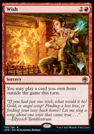 Wish (Promo Pack) [Dungeons & Dragons: Adventures in the Forgotten Realms Promos] | Jomio and Rueliete's Cards and Comics