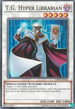 T.G. Hyper Librarian [OP10-EN018] Common | Jomio and Rueliete's Cards and Comics