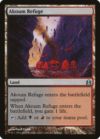 Akoum Refuge [Commander 2011] | Jomio and Rueliete's Cards and Comics