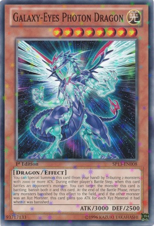 Galaxy-Eyes Photon Dragon [SP13-EN008] Starfoil Rare | Jomio and Rueliete's Cards and Comics