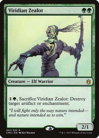 Viridian Zealot [Commander Anthology] | Jomio and Rueliete's Cards and Comics