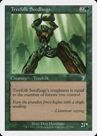 Treefolk Seedlings [Seventh Edition] | Jomio and Rueliete's Cards and Comics