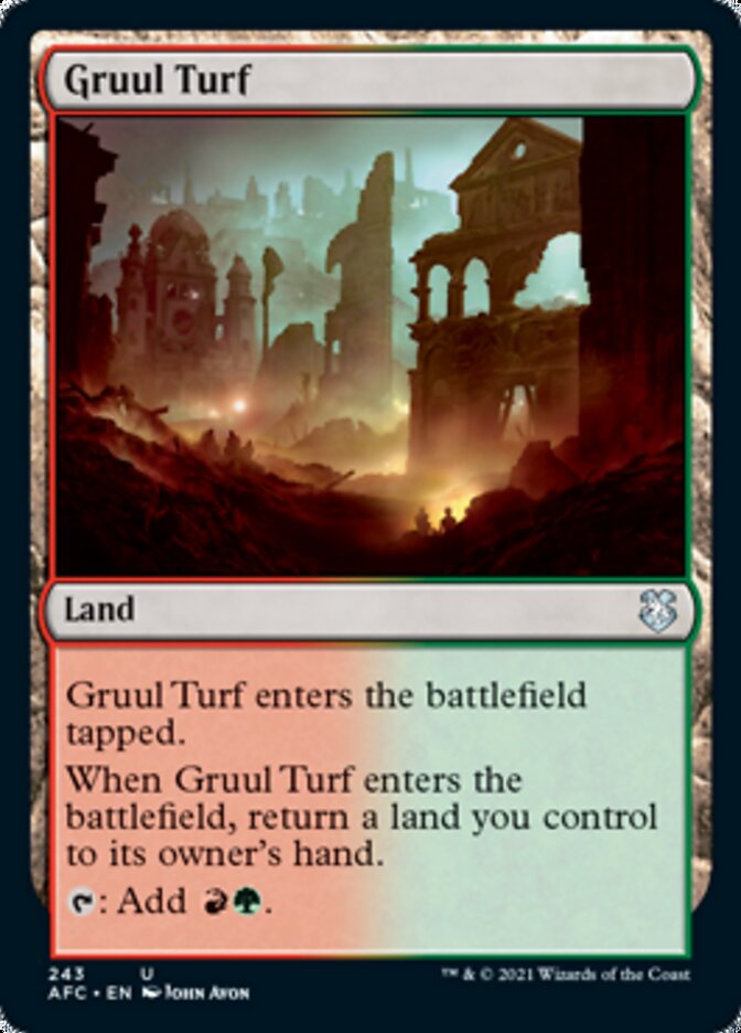Gruul Turf [Dungeons & Dragons: Adventures in the Forgotten Realms Commander] | Jomio and Rueliete's Cards and Comics