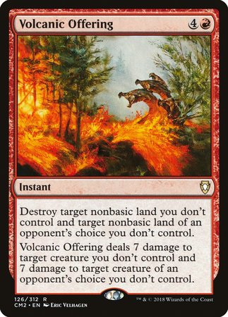 Volcanic Offering [Commander Anthology Volume II] | Jomio and Rueliete's Cards and Comics