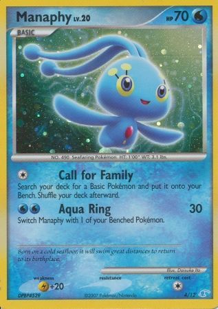 Manaphy (4/12) [Diamond & Pearl: Trainer Kit - Manaphy] | Jomio and Rueliete's Cards and Comics