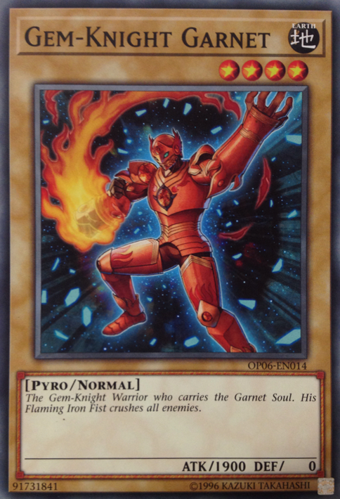 Gem-Knight Garnet [OP06-EN014] Common | Jomio and Rueliete's Cards and Comics