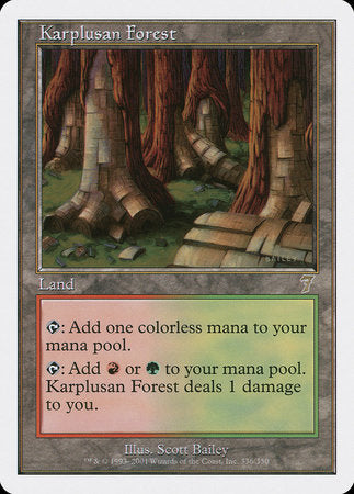 Karplusan Forest [Seventh Edition] | Jomio and Rueliete's Cards and Comics